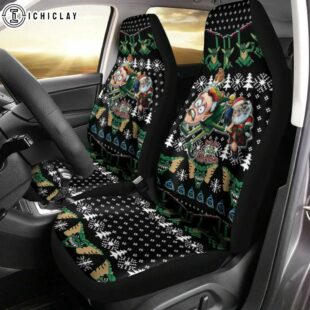 Celtic Ugly Christmas Ho Ho Ho Car Seat Covers Decor For Car
