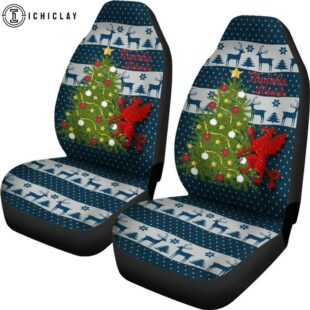 Christmas Car Seat Covers Dragon And Christmas Tree Decor For Car