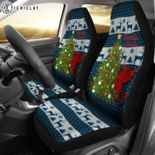 Christmas Car Seat Covers Dragon And Christmas Tree Decor For Car