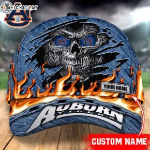 Custom Name Auburn Team Tigerss Sport Pattern Baseball Cap For Fans