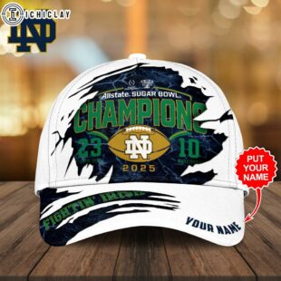Custom Name Notre Dame Fighting Irish NCAA Baseball Cap For Fans