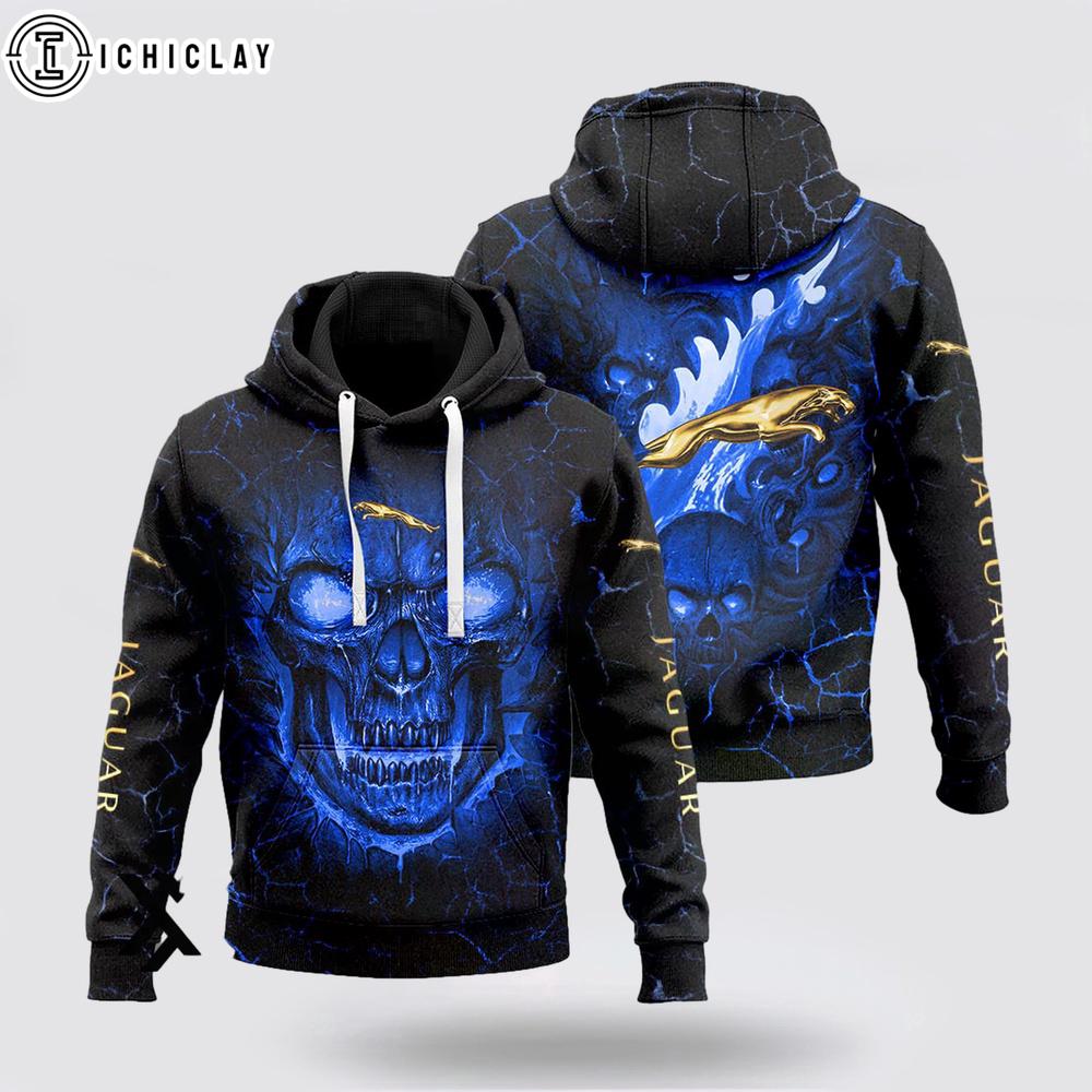 Jacksonville Jaguars Skull Face 3D Shirt For Fans Jacksonville Jaguars Skull Face 3D Shirt For Fans