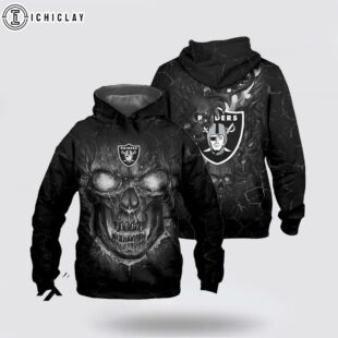 Las Vegas Raiders Skull Face 3D Shirt For Fans