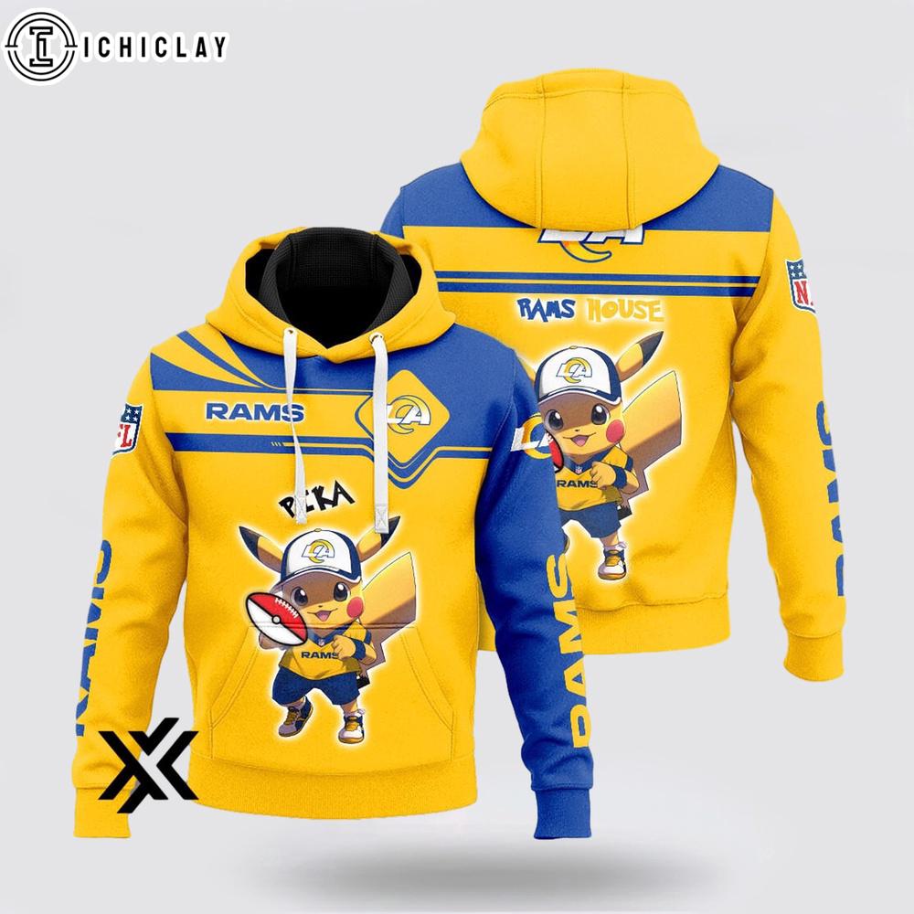 Los Angeles Rams Rise Up Red Sea 3D Shirt For Fans Los Angeles Rams Rise Up Red Sea 3D Shirt For Fans