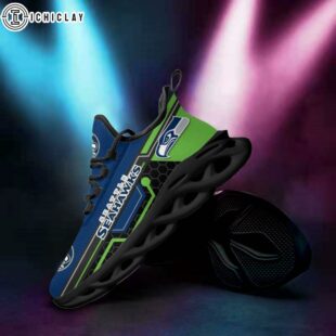 Seattle Seahawks NFL Pattern Max Soul Shoes Gift For Fans