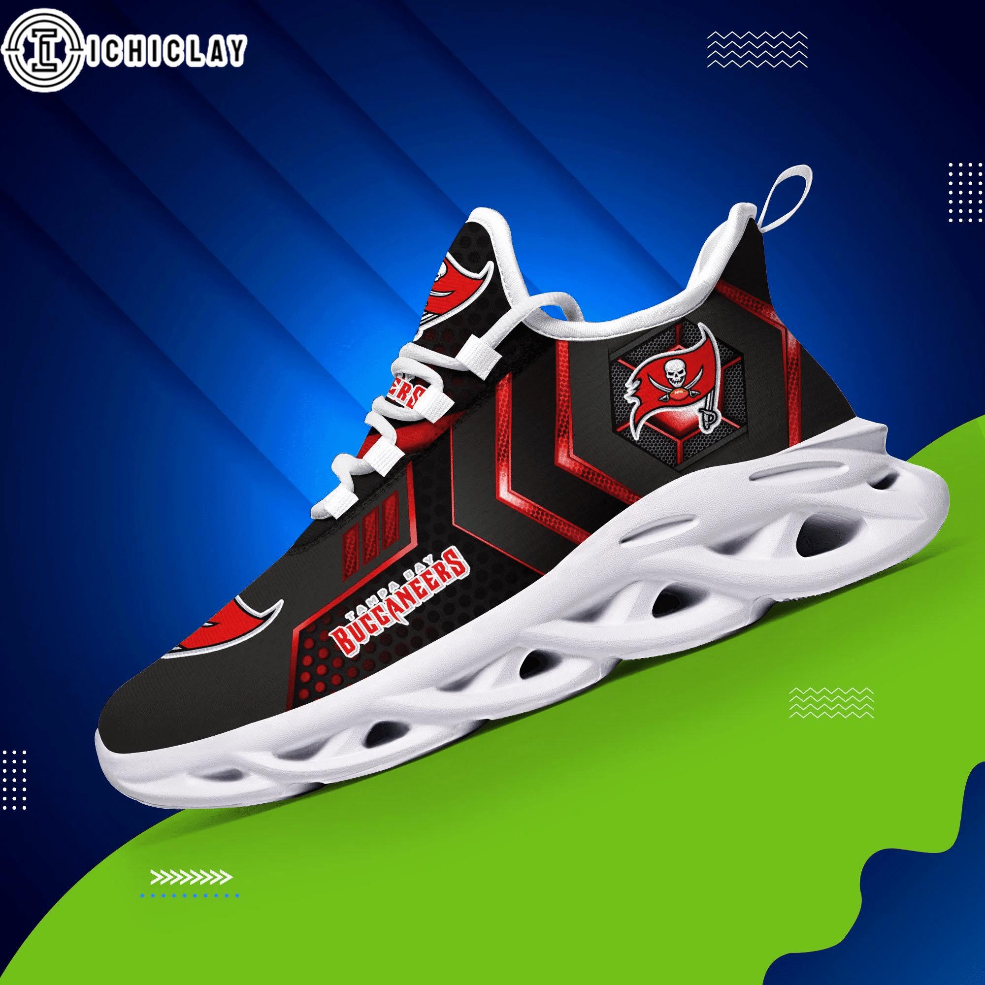 Tampa Bay Buccaneers Team Pattern Max Soul Shoes Gift For Fans Tampa Bay Buccaneers Team Pattern Max Soul Shoes Gift For Fans