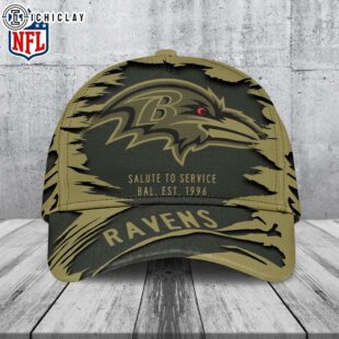 Baltimore Ravens Salute to Service Classic Baseball Cap For Fans