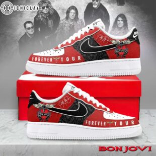 Bon Jovi Forever Tour Air Force 1 Shoes For Fans