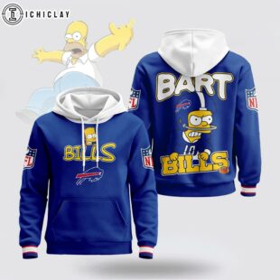 Buffalo Bills NFL Bart Simpson 3D Hoodie Shirt