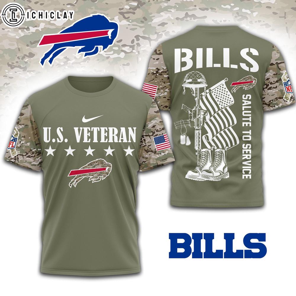 Buffalo Bills NFL Salute To Service 3D Shirt Buffalo Bills NFL Salute To Service 3D Shirt