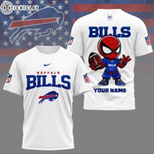 Buffalo Bills NFL Spider Hero Custom 3D Shirt