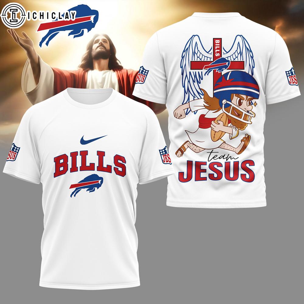 Buffalo Bills NFL Team Jesus 3D Shirt Buffalo Bills NFL Team Jesus 3D Shirt