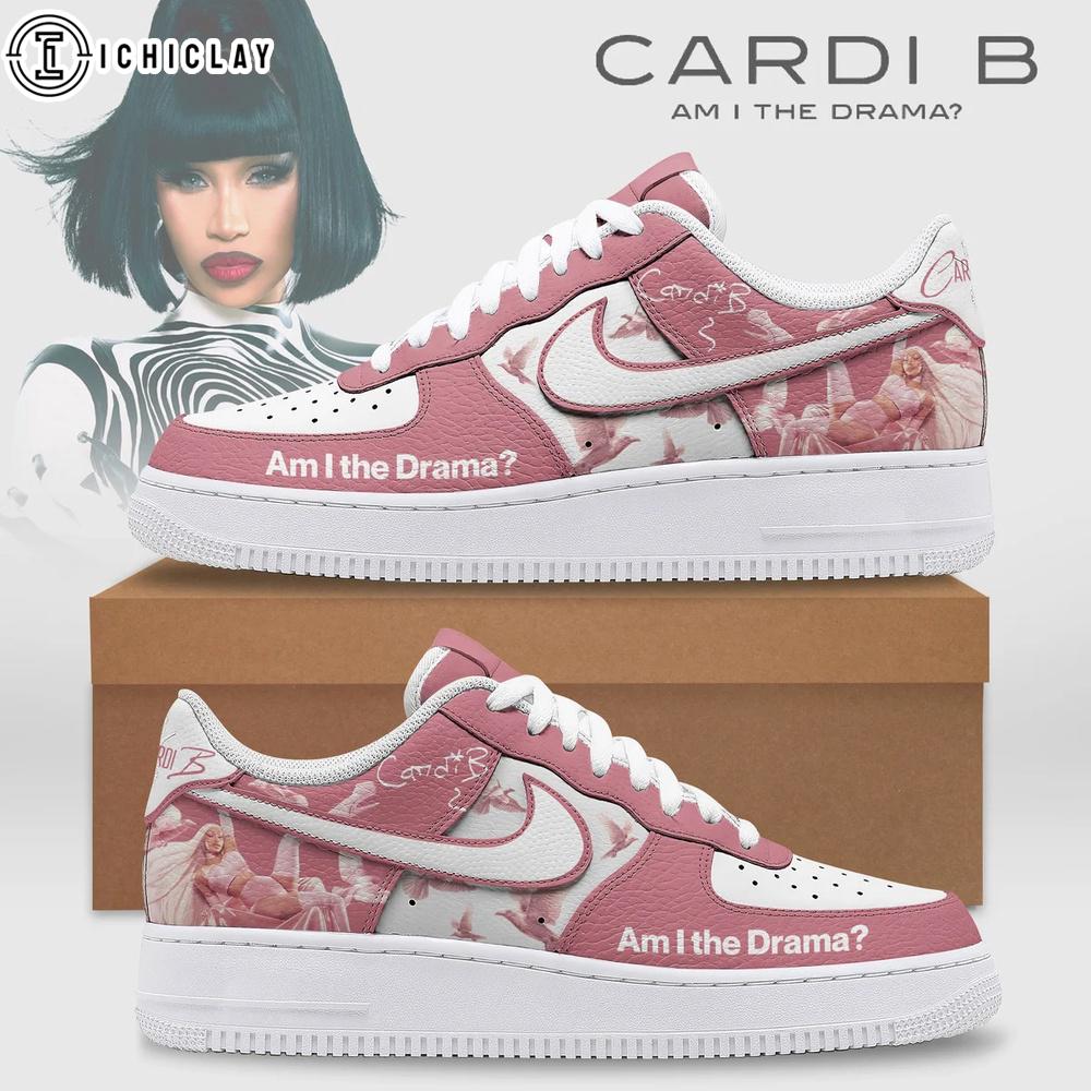 Cardi B Am I The Drama Air Force 1 Shoes For Fans Cardi B Am I The Drama Air Force 1 Shoes For Fans