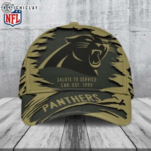 Carolina Panthers Salute to Service Classic Baseball Cap For Fans