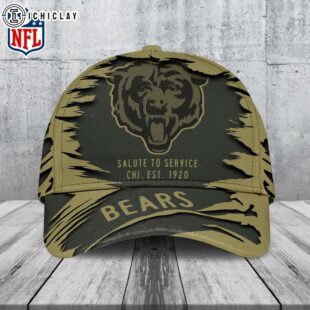 Chicago Bears Salute to Service Classic Baseball Cap For Fans