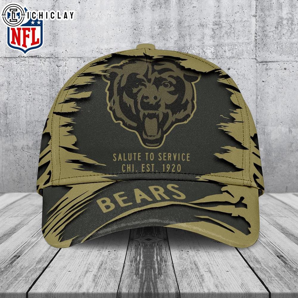 Chicago Bears Salute to Service Classic Baseball Cap For Fans Chicago Bears Salute to Service Classic Baseball Cap For Fans