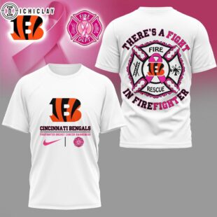 Cincinnati Bengals NFL Fightfighter Fight Breast Cancer 3D Shirt