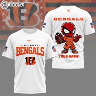 Cincinnati Bengals NFL Spider Hero Custom 3D Shirt