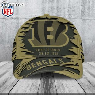 Cincinnati Bengals Salute to Service Classic Baseball Cap For Fans