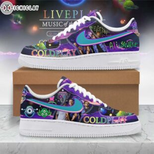 Coldplay Air Force 1 Shoes For Fans