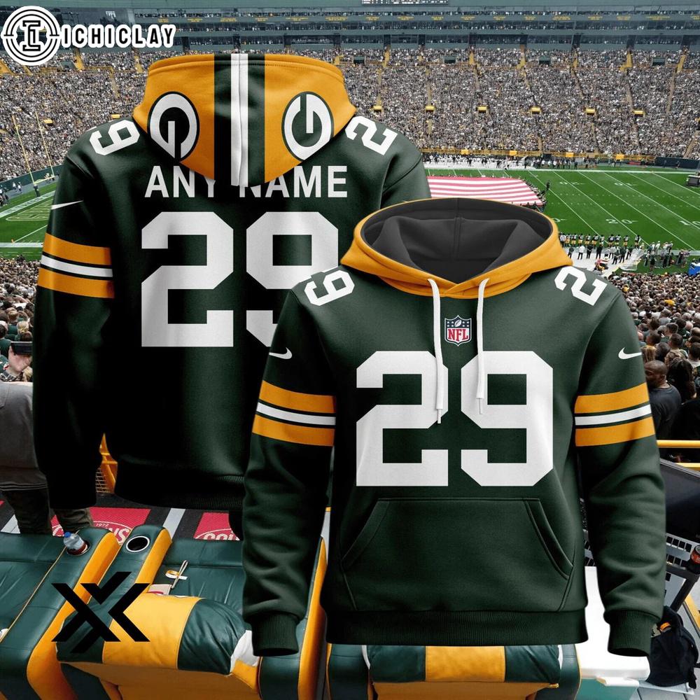 Custom Name Number Green Bay Packers Style Jersey 3D Shirt For Fans Custom Name Number Green Bay Packers Style Jersey 3D Shirt For Fans