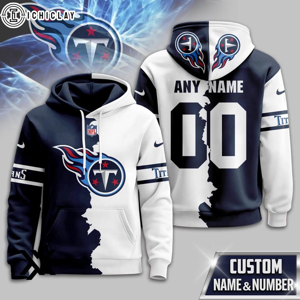 Custom Name Number Tennessee Titans Victory Split 3D Shirt For Fans Custom Name Number Tennessee Titans Victory Split 3D Shirt For Fans