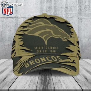 Denver Broncos Salute to Service Classic Baseball Cap For Fans