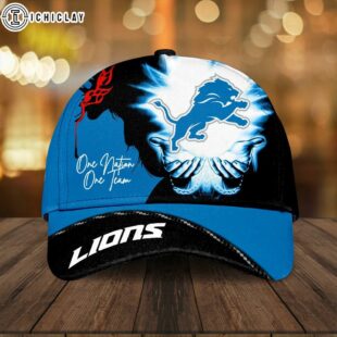 Detroit Lions One Nation One Team Classic Baseball Cap For Fans