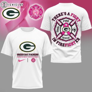 Green Bay Packers NFL Fightfighter Fight Breast Cancer 3D Shirt