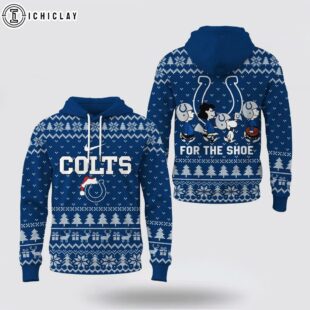 Indianapolis Colts NFL Cozy Snoopy Football 3D Hoodie