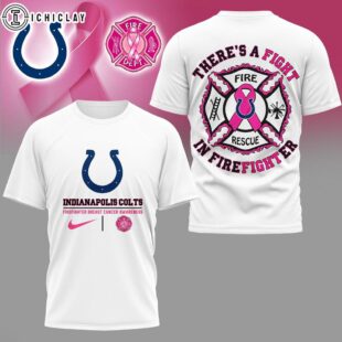 Indianapolis Colts NFL Fightfighter Fight Breast Cancer 3D Shirt