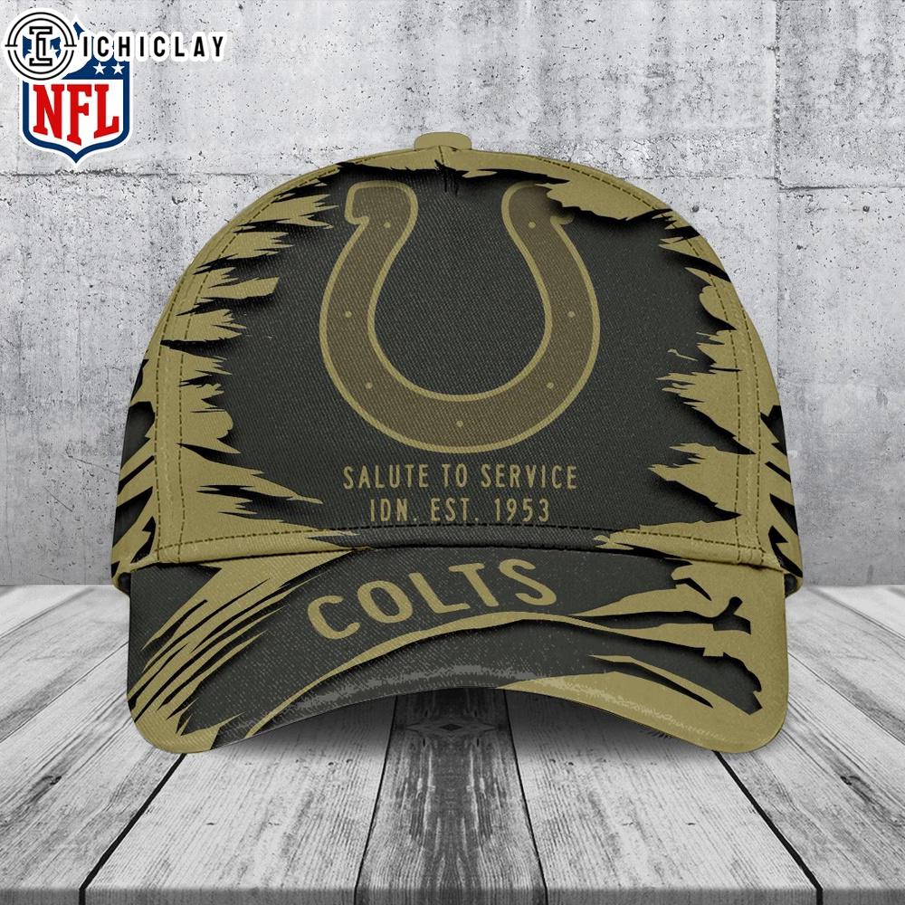 Indianapolis Colts Salute to Service Classic Baseball Cap For Fans Indianapolis Colts Salute to Service Classic Baseball Cap For Fans