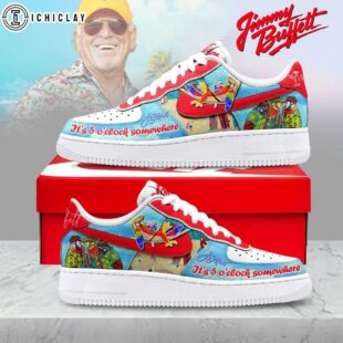 Jimmy Buffett Air Force 1 Shoes For Fans