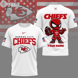 Kansas City Chiefs NFL Spider Hero Custom 3D Shirt