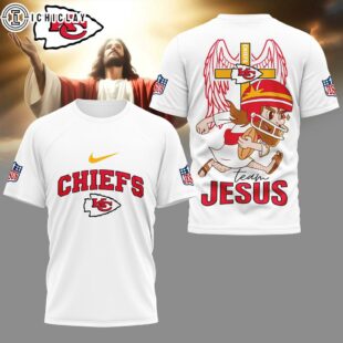 Kansas City Chiefs NFL Team Jesus 3D Shirt