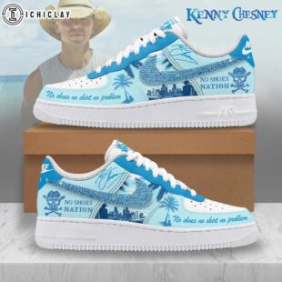 Kenny Chesney Muisc Air Force 1 Shoes For Fans
