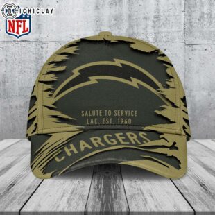 Los Angeles Chargers Salute to Service Classic Baseball Cap For Fans
