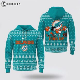Miami Dolphins NFL Cozy Snoopy Football 3D Hoodie