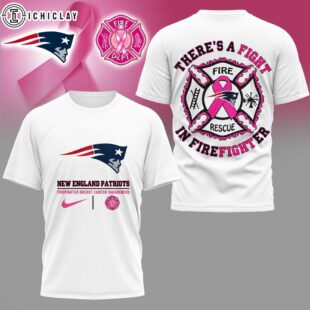 New England Patriots NFL Fightfighter Fight Breast Cancer 3D Shirt