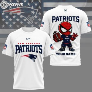 New England Patriots NFL Spider Hero Custom 3D Shirt