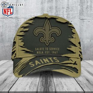 New Orleans Saints Salute to Service Classic Baseball Cap For Fans