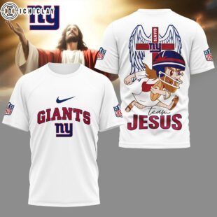 New York Giants NFL Team Jesus 3D Shirt