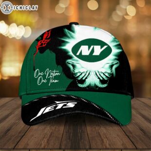 New York Jets One Nation One Team Classic Baseball Cap For Fans