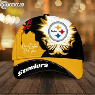 Pittsburgh Steelers One Nation One Team Classic Baseball Cap For Fans