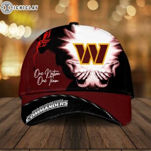 Washington Commanders One Nation One Team Classic Baseball Cap For Fans