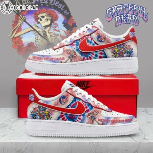 Greatful Dead Music Air Force 1 Shoes For Fans