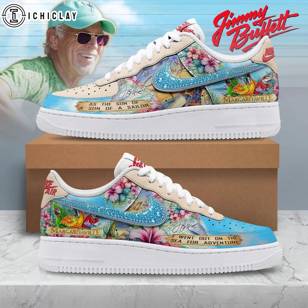 Jimmy Buffett Music Air Force 1 Shoes For Fans Jimmy Buffett Music Air Force 1 Shoes For Fans