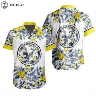 LIGA MX Club America Tropical Hawaiian Shirts For Fans