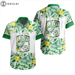 LIGA MX Club Leon Tropical Hawaiian Shirts For Fans