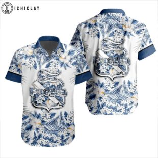 LIGA MX Club Puebla Tropical Hawaiian Shirts For Fans